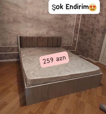 Yeni, İkinəfərlik çarpayı, Bazasız, Matras ilə, Siyirməsiz lalafo.az -da Yeni, İkinəfərlik çarpayı, Bazasız, Matras ilə, Siyirməsiz