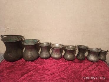 şireli qazan: Qazan, rəng - Qəhvəyi, Mis — 6