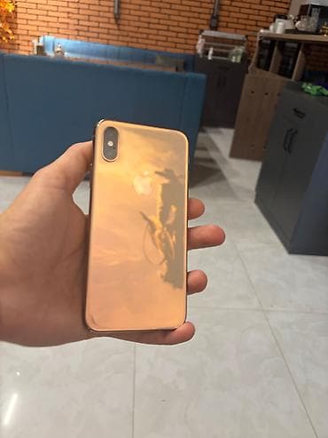 iphone xs pro max: IPhone Xs, 64 GB, Qızılı — 4