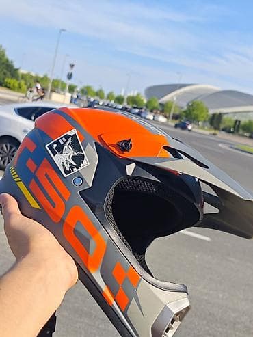 Nəqliyyat: Full-Face dəbilqə(kask) M/L ölçüsünde - Tip: Motokros/Enduro tam üz — 5