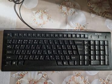 Kompüter, noutbuk və planşetlər: A4Tech simli klaviatura - Tam ölçülü dizayn: standart hərf bloku — 2