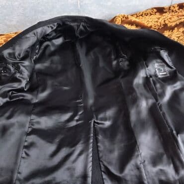 kişi dəri godəkcə: Jakamen kişi palto - Rəng: qara - Kəsim: klassik, dizə qədər uzunluq — 3