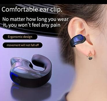 redmi nausnik: Mini qulaq üstü tək Bluetooth qulaqlıq - Komfortlu ear-clip dizaynı — 2