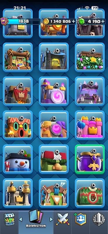 Clash Royale hesabı – “Mirvalex” - Kupa Yolu: 12 772, 30-cu Arena - — 5