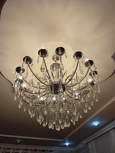 İşıqlandırma: Çılçıraq, 10 və daha çox lampa, Metal — 1