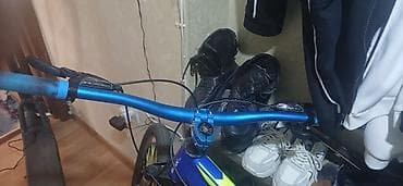 28 velosipet: BMx GTR dağ velosipedi - Rəng: mavi-göy, sarı-neon elementlərlə - — 2