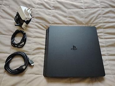 pult ps4: PS4 Slim 500GB + 12 Oyun PS5 almaq üçün satılır. Satılır, tam işlək — 9