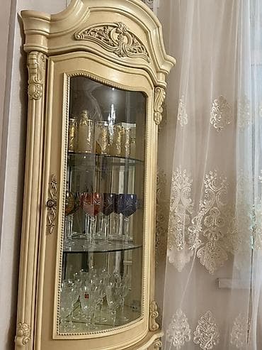 metal stul: Qonaq otağı üçün, Açılmayan, Dördbucaq masa, 6 stul — 3