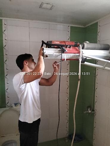 standart qapi olculeri: Xidmət: Beton və kafel səthlərində dəqiq deşmə və kəsim Təsvir: - — 10