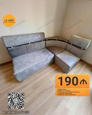 kuxna kunc divanlari: Künc divan, Mətbəx üçün, Açılan — 1