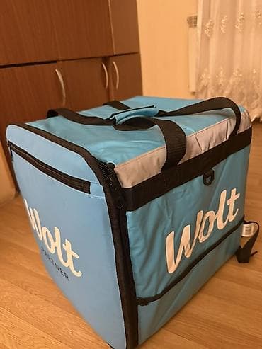 Ticarət tərəziləri: Wolt çatdırılma çantası – izotermik, böyük həcmli yaninda kurtqa ve — 3