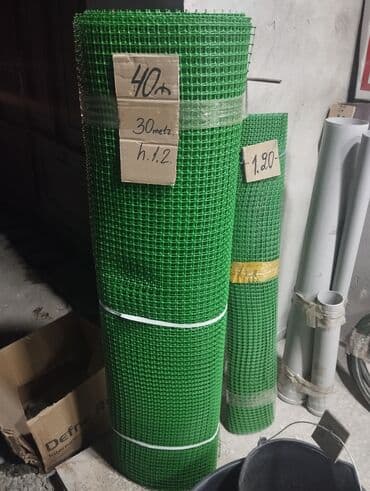 bağ setkasi: Yaşıl rəngdə, kvadrat gözlü, plastik tor. Müxtəlif məqsədlər üçün — 1