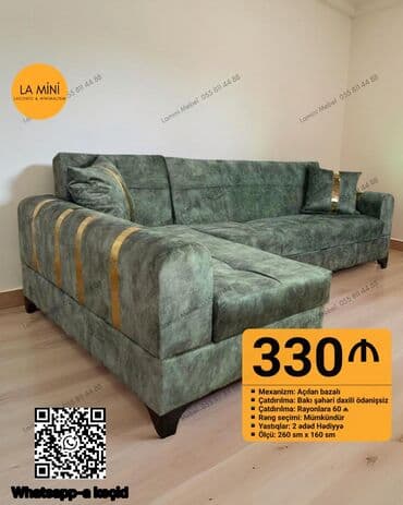 zeytunun qiymeti: Künc divan, Yeni, Açılan, Bazalı, Vеlur parça, Şəhərdaxili pulsuz çatdırılma — 1