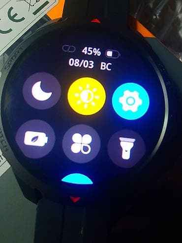 akili saat: Yeni, Smart saat, Sensor ekran, rəng - Qara — 4