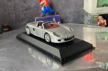 metbex tavan modelleri: Коллекционная модель Porsche Carrera GT Cabriolet type 980 silver — 10