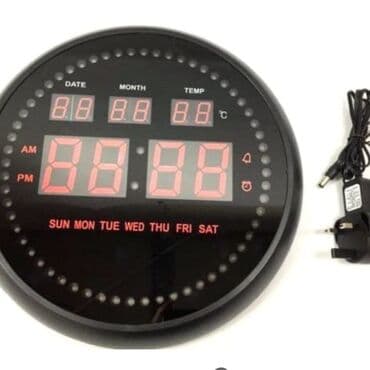 elektron divar saatı: Elektron divar saatı🔆 🕔Rəqəmsal divar saatları 🔹Saat: AM/PM🕰 ☑️Ölkə — 2