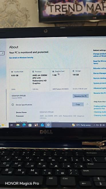 samsung s6 lite tablet: Dell Inspiron, 15.6 ", AMD A4, 128 GB — 5