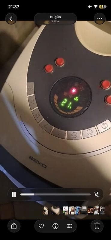 Beko hava soyuducu/ionizator (portativ) - Rəqəmsal LED göstəricili