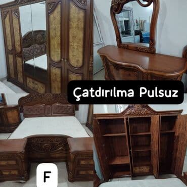 2 təknəfərlik çarpayı, Termo, Dolab, 2 tumba, İşlənmiş