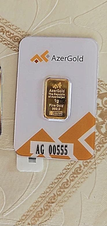 qizil sikke: AzerGold qızıl külçəsi - Marka: AzerGold - Ölkə: Azərbaycan — 1