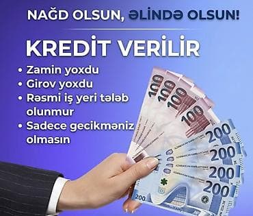Salam Aleykum,kredıt verılır gırovsuz zamınsız resmı ıs yerı teleb — 1