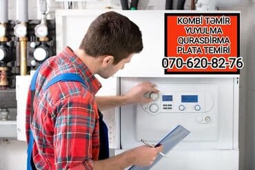 mac air: Hər növ kombilərin yuyulması quraşdırılması təmiri ərpdən — 1