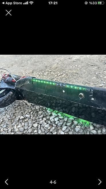 Elektrikli samokatlar: Elektrik skuter – off-road təkərlər və güclü asqı sistemi ilə - Güclü — 3