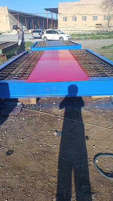 ceki daşları: Ağırtonnajlı avtomobillər üçün metal körpü-tərəzi platformaları - — 3