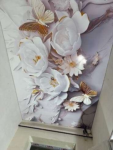 dartma tavanlar: 3D fotoprint gərgin tavanlar – dizayn və quraşdırma xidməti - — 3