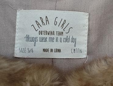 üst geyimi: Palto, Qız üçün, 5 - 6 yaş, Zara Kids — 3