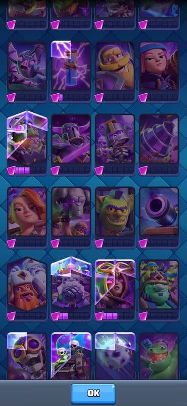 CD, DVD disklər və kassetlər: Clash Royale oyunu üçün hesab - Kral Səviyyəsi: 55 (22670/100000 — 3