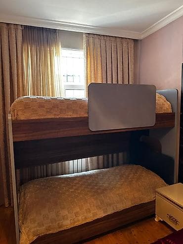 İki mərtəbəli çarpayı – Matras ile bir yerde - Ölçü: Uzunlugu 2 metr — 2