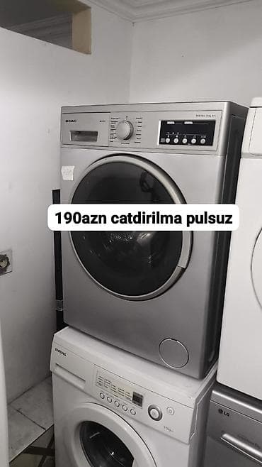 televizor sharp aquos: Paltaryuyan maşın Shivaki, 6 kq, Avtomat, Qurutmasız, Kredit yoxdur — 1