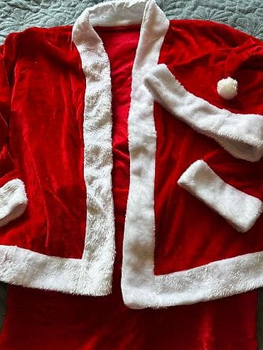 yeni il sekilleri: Yeni il/Santa Kostyumu – 3 parçalı dəst 6-7-8 yaşa uyğun olar - Rəng — 5