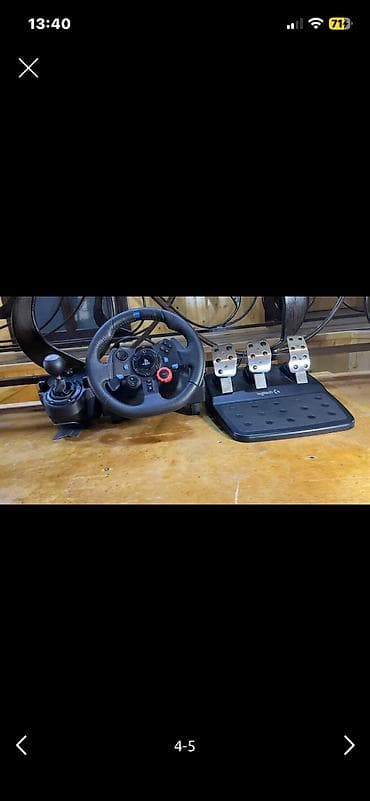 plestesin: Logitech G29 Driving Force sükan dəsti + 3 pedallı blok + mexaniki — 3