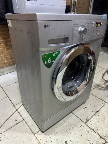 стиральные машины узкие: Paltaryuyan maşın LG, 6 kq, İşlənmiş, Avtomat, Qurutma var, Kredit yoxdur, Ödənişli çatdırılma — 3