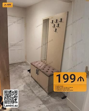 skafi: Dəhliz üçün dolab dəsti - Model: La Mini - Tərkib: güzgülü panel, 6 — 1