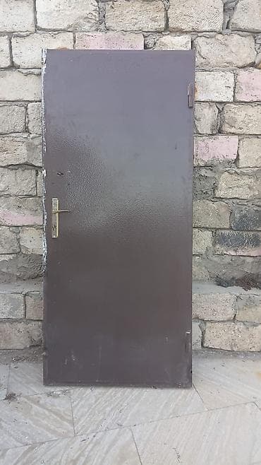 seyf qapi 2ci el: Mənzil üçün İşlənmiş Giriş qapısı 90x200 sm Zəmanətsiz, Ünvandan götürmə — 1