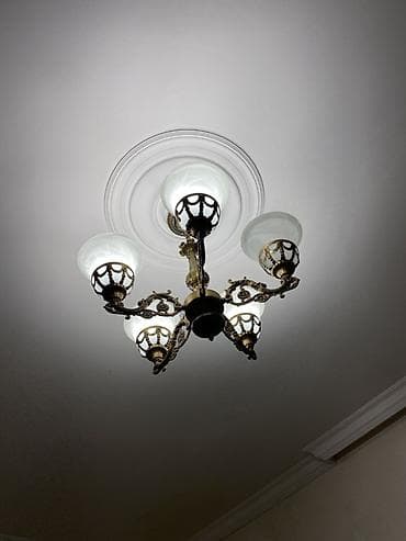 Çılçıraq, 6 lampa, Metal