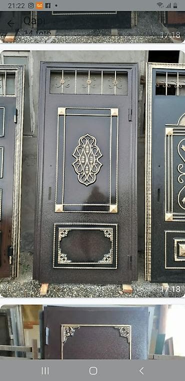 Döşəmə: Metall seyf qapılar – dekorativ naxışlı, möhkəm konstruksiya Məhsulun — 2