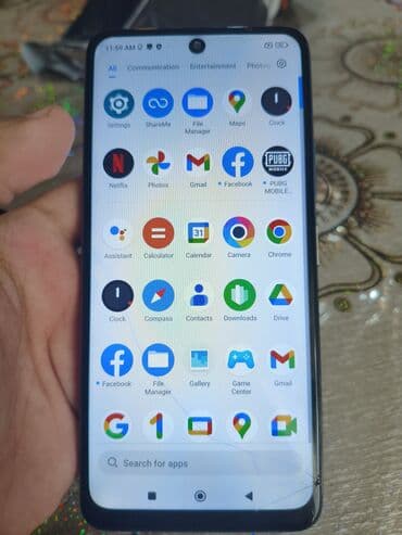 стекло на телефон fly: Poco X3 GT, rəng - Mavi, Sensor — 5