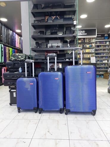 yol cantası: Polikarbonatdan hazirlanmis camadanlar S-120m. M-160m. L-200m Camadan — 1