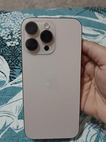 16 pro max: IPhone 16 Pro Max, 256 GB, Qızılı, Simsiz şarj — 6