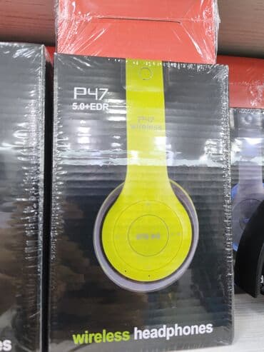 Simsiz (Bluetooth) Qulaqcıqlar, rəng - Sarı