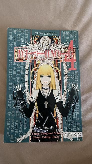 Komikslər, manqa: Death Note (Ölüm Dəftəri) – 4-cü cild, türk dilində manga Təsvir: - — 1