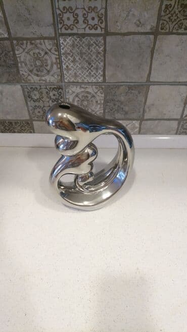 suvenir gəmi: Fiqur, Metal, rəng - Ağ — 1