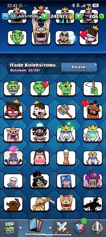 rus qizilinin probu: Endirim var ✅✅✅✅✅✅ ✅ ✅ Clash Royale hesabı - Kral səviyyəsi: 37 - — 2