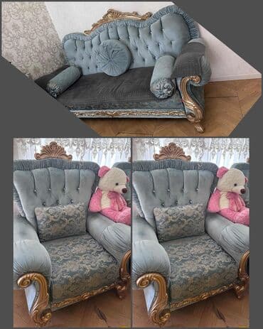 угловой диван в баку: İşlənmiş, Divan, 2 kreslo — 1