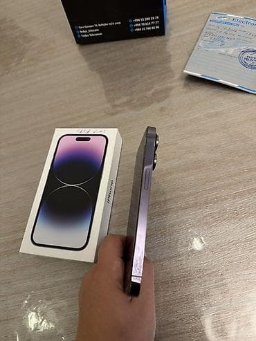 windows 10 pro: IPhone 14 Pro, 512 GB, Deep Purple, Zəmanət — 3