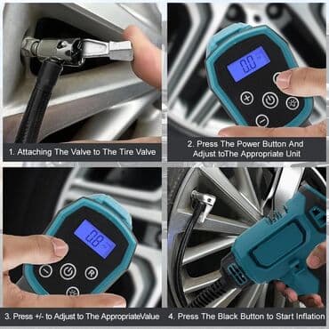 ikinci el kompresör: Təkər dolduran kompressor 🔹tmakota firmasi 🔹tm-ac005 🔹zaryatka ilə — 5